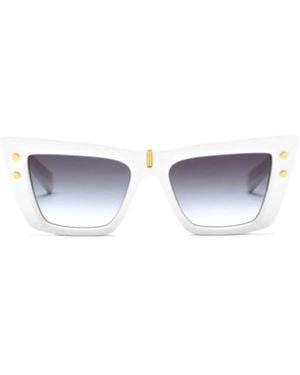 Balmain Full Frame Sunglasses - White