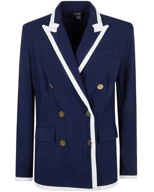 Ralph Lauren Lauren Double-Breasted Blazer - Blue