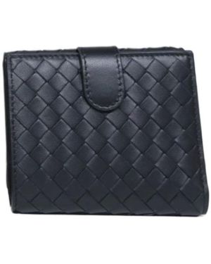 Bottega Veneta Knit A Folding Purse - Blue