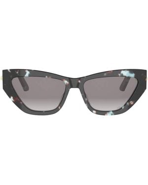 Dior Eyewear C B6I Butterfly Frame Sunglasses - White