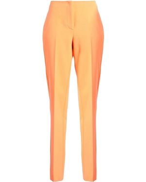 MAX&Co. Solid-Color Casual Pants - Orange