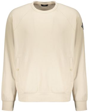 Herno Crew-Neck Pocket Sweatshirt - Natural