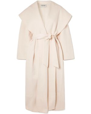 TOVE Long-Sleeved Coat - Natural