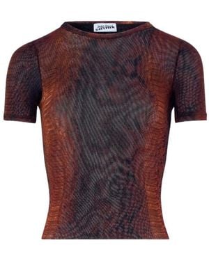 Jean Paul Gaultier Crew Neck T-Shirt - Red