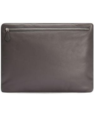 Dolce & Gabbana Leather Clutch Bag - Grey