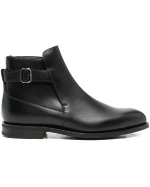 Church's Buckle-Fastening Leather Ankle Boots - Black