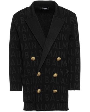 Balmain Double-Breasted Blazer - Black