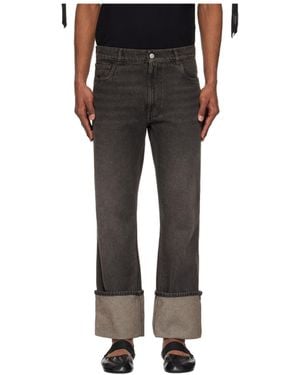 Coperni Loose-Fit Boyfriend Jeans - Black