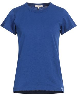 Rag & Bone Solid Colour T-Shirt - Blue