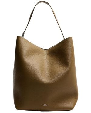 TOTEME Logo Handbag - Brown