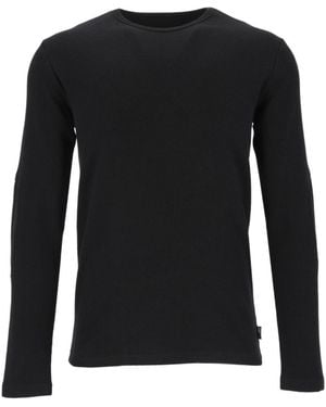 MM6 by Maison Margiela Long Sleeved Knitted Top - Black