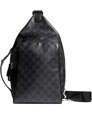 Gucci Essence Classic Medium Sling Bag - Black