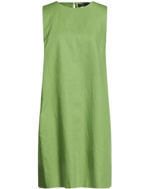 Weekend by Maxmara Mini Dress Cotton, Linen - Green