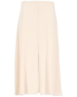 Valentino Slit Skirt - Natural