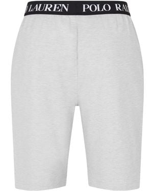 Polo Ralph Lauren Ice Hockey Logo Shorts - Grey