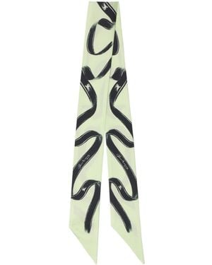 Burberry Ribbon Silk Scarf - Metallic