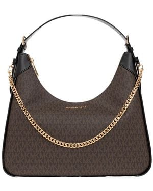 Michael Kors Monogram-Pattern Tote Bag - Gray