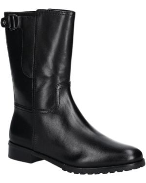 Ralph Lauren Chunky Heeled Ankle Boots - Black