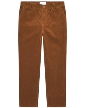 Les Deux Ribbed Pants - Brown