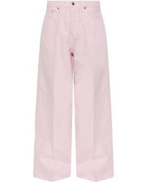 Haikure Bethany Wide-Leg Jeans - Pink