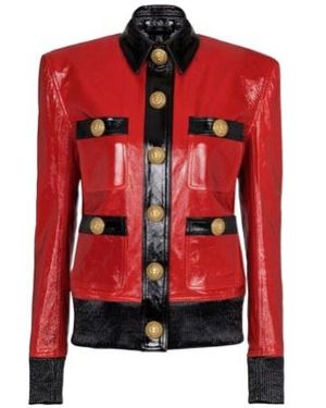 Balmain Leather jackets for Women | Online Sale up to 80