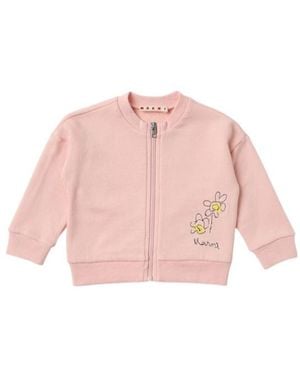 Marni Printed Cotton Sweatshirt - Pink