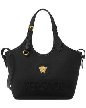 Versace La Medusa Mini Tote Bag - Black