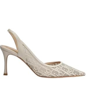 Dior Aable Slingback Pump - White