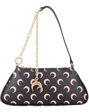Marine Serre Patterned Shoulder Bag - White