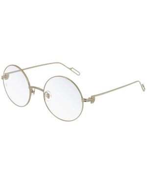 Cartier Round Frame Glasses - White