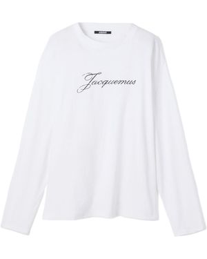 Jacquemus Long-Sleeved T-Shirt - White
