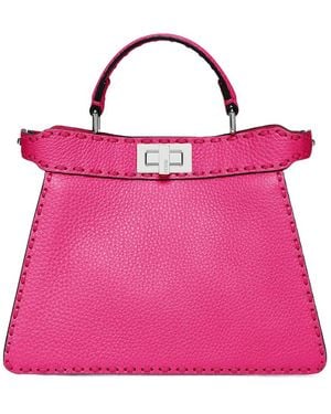 Fendi Peekaboo Iseeu Small Tote Bag - Pink