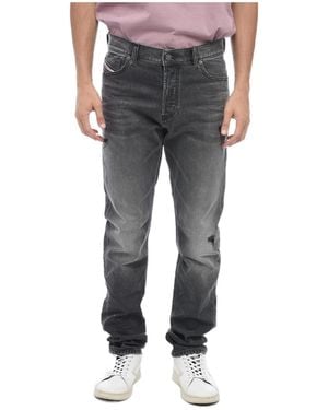 DIESEL Straight Jeans Trousers - Grey