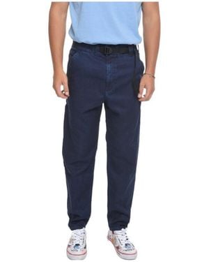 DIESEL Straight-Leg Belted Jeans - Blue