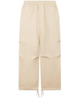 KENZO Loose Fit Elastic-Waist Pants - Natural