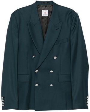 CASABLANCA Double-Breasted Buttoned Blazer - Green