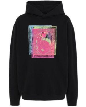 Maison Margiela Graphic Print Hoodie - Black