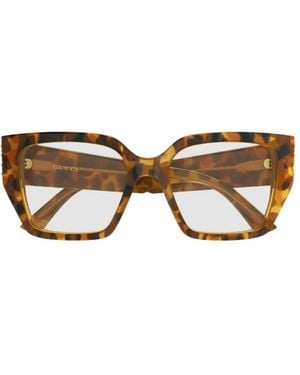 Gucci Eyewear Butterfly Frame Glasses - Multicolour