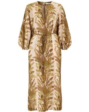Zimmermann Patterned Midi Dress - Metallic