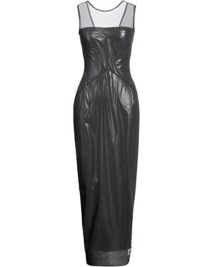 Dolce & Gabbana Metallic Sleeveless Dress - Black