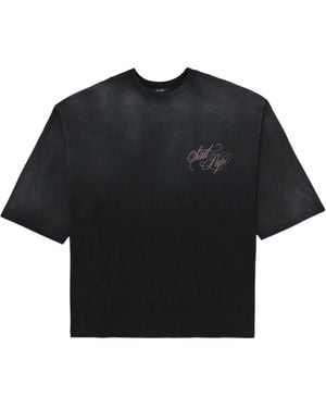 Willy Chavarria Crew Neck T-Shirt - Black
