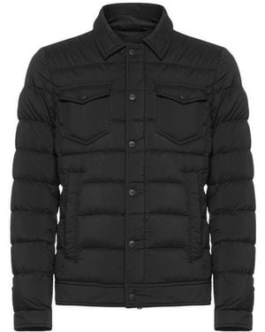 Herno Button-Up Down Jacket - Black