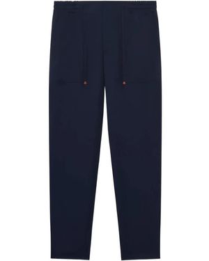 Drole de Monsieur Drawstring Casual Trousers - Blue
