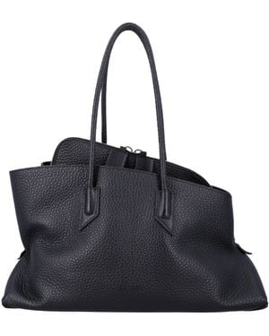 The Attico The La Passeggiata Medium Tote Bag - Black