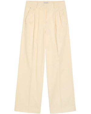 Moncler Structured Casual Trousers - Natural