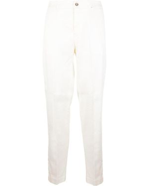 Peserico Button-Closure Casual Trousers - White