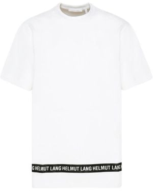 Helmut Lang Logo Short-Sleeved T-Shirt - White