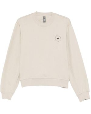 adidas By Stella McCartney Logo Crew Sweatshirt - White