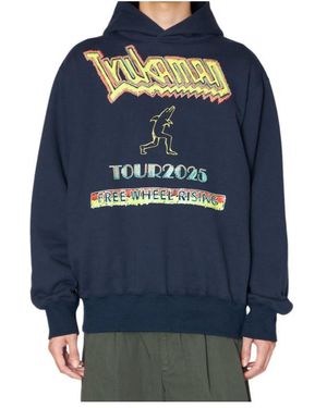 Kolor Graphic-Print Hoodie - Blue