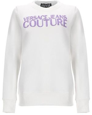 Versace Jeans Couture Logo Sweatshirt - White